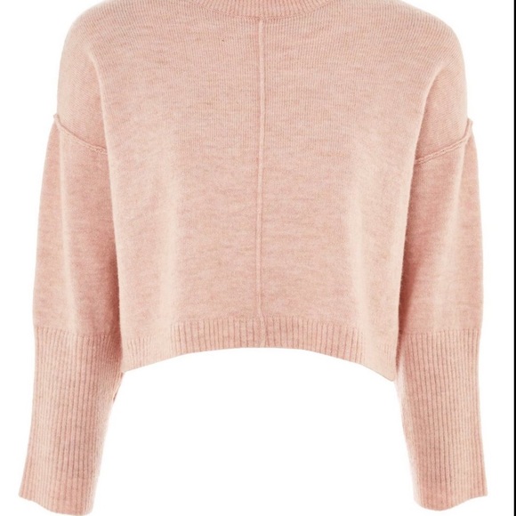 Sweaters Cropped Pink Sweater Poshmark